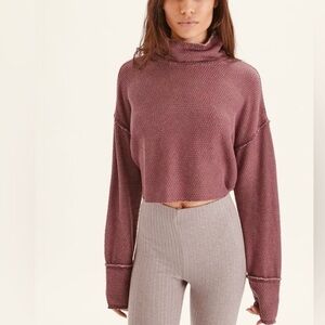 Urban Outfitters Cropped Turtleneck Sweater